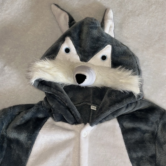 Wolf onesie costume pajamas - Picture 2 of 8